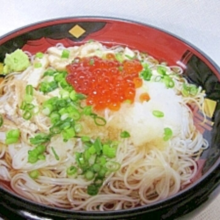 冬には冬の♪　温ったか「きつねそうめん」